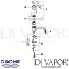 Grohe Eurodisc Single-Lever Kitchen Sink Mixer Tap Spares